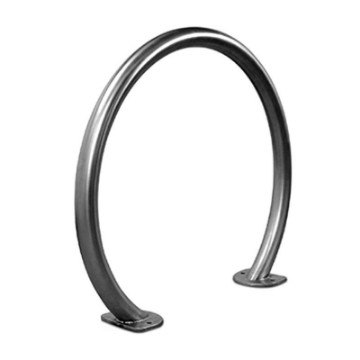  Horseshoe Bike Rack - Galvanized Steel - Surface Mount