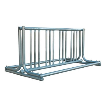  J Frame 8 Space Bike Rack - Galvanized - Portable