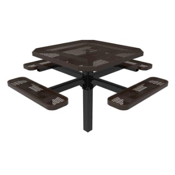 Octagonal Pedestal Picnic Table RHINO