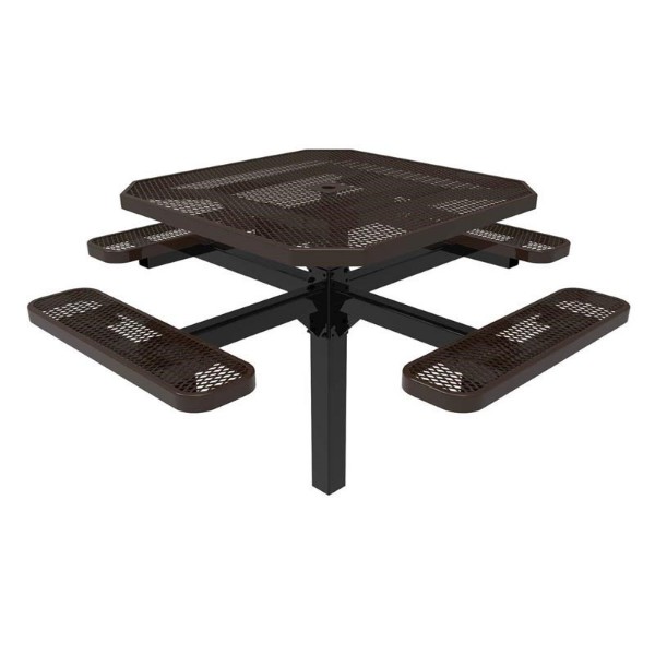 Octagonal Pedestal Picnic Table RHINO