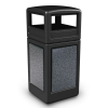 42 Gallon Plastic Trash Can With Dome Top