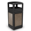 42 Gallon Plastic Trash Can With Dome Top