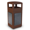 42 Gallon Plastic Trash Can With Dome Top