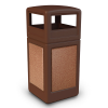 42 Gallon Plastic Trash Can With Dome Top