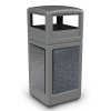 42 Gallon Plastic Trash Can With Dome Top