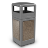 42 Gallon Plastic Trash Can With Dome Top