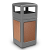42 Gallon Plastic Trash Can With Dome Top