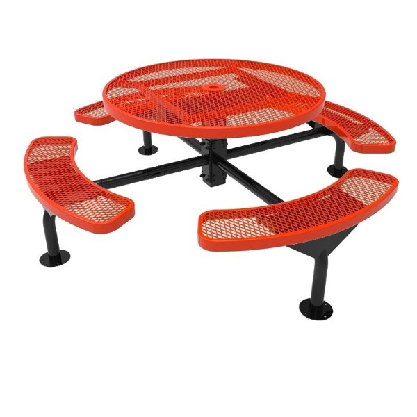 	Elite Series Nexus Round Picnic Tables Surface Mounted