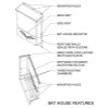 3 Chamber Bat House Diagram