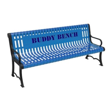 ELITE Series 4 Foot Contour Thermoplastic Buddy Bench