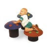 Rubber Mushroom Scene
