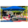 Rectangular Hip End Playground Shade Structure