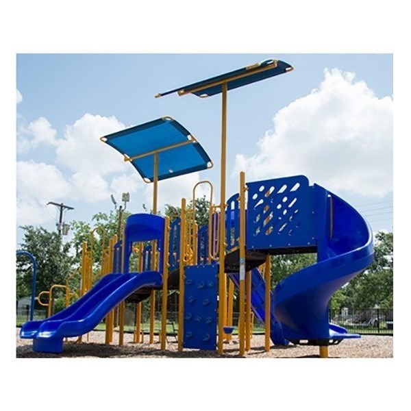 Crescent Custom Modular Shade Structure for Park Playgrounds, Playsets ...