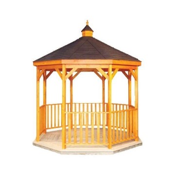 Natural Wood Gazebo	