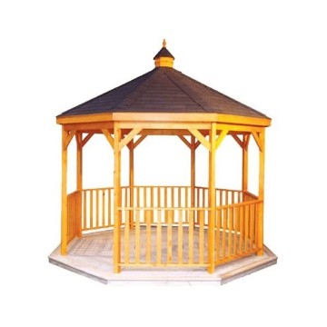 12ft Natural Wood Gazebo