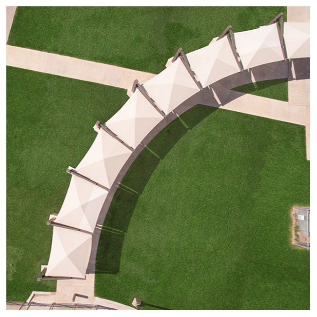 16' Suspended Cantilever Shade Structure - Park Tables - Park Tables ...