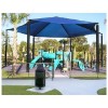 Hexagonal Hip End Playground Shade Structure