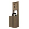 Trash Can With Doggy Bag Dispenser