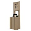 Trash Can With Doggy Bag Dispenser