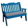 Royal English Garden Bench - Blue