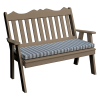 Royal English Garden Bench - Weathered Wood