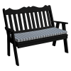 Royal English Garden Bench - Black