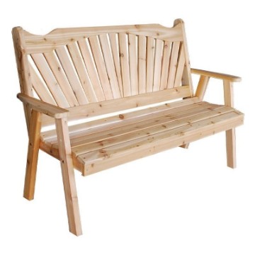 Wooden Fanback Garden Bench