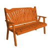 Wooden Fanback Garden Bench