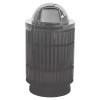 40 Gallon Powder Coated Steel Trash Can