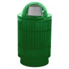 40 Gallon Powder Coated Steel Trash Can
