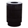 40 Gallon Powder Coated Steel Trash Can