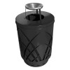 Sawgrass Trash Receptacle Round 40 Gallon Powder Coated Steel With Ash Top