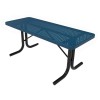 ELITE Series 8 Foot Rectangular Thermoplastic Steel Utility Table