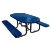 6 Ft. Oval Picnic Table - Thermoplastic Coated Steel