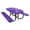 6 Ft. Oval Picnic Table - Thermoplastic Coated Steel
