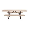 ADA Wheelchair Accessible Picnic Table - Plastic Coated Steel