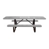 ADA Wheelchair Accessible Picnic Table - Plastic Coated Steel