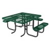 ADA Square Thermoplastic Picnic Table - Ultra Leisure Style