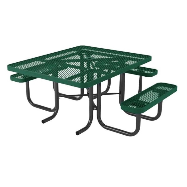 ADA Square Thermoplastic Picnic Table - Ultra Leisure Style
