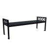Biscayne Powder Coated Steel Bench without Back