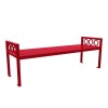 Biscayne Powder Coated Steel Bench without Back