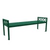 Biscayne Powder Coated Steel Bench without Back