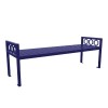 Biscayne Powder Coated Steel Bench without Back