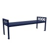 Biscayne Powder Coated Steel Bench without Back