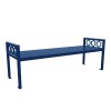 Biscayne Powder Coated Steel Bench without Back