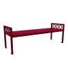 Biscayne Powder Coated Steel Bench without Back