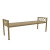 Biscayne Powder Coated Steel Bench without Back