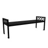 Biscayne Powder Coated Steel Bench without Back