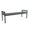 Biscayne Powder Coated Steel Bench without Back