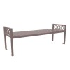 Biscayne Powder Coated Steel Bench without Back